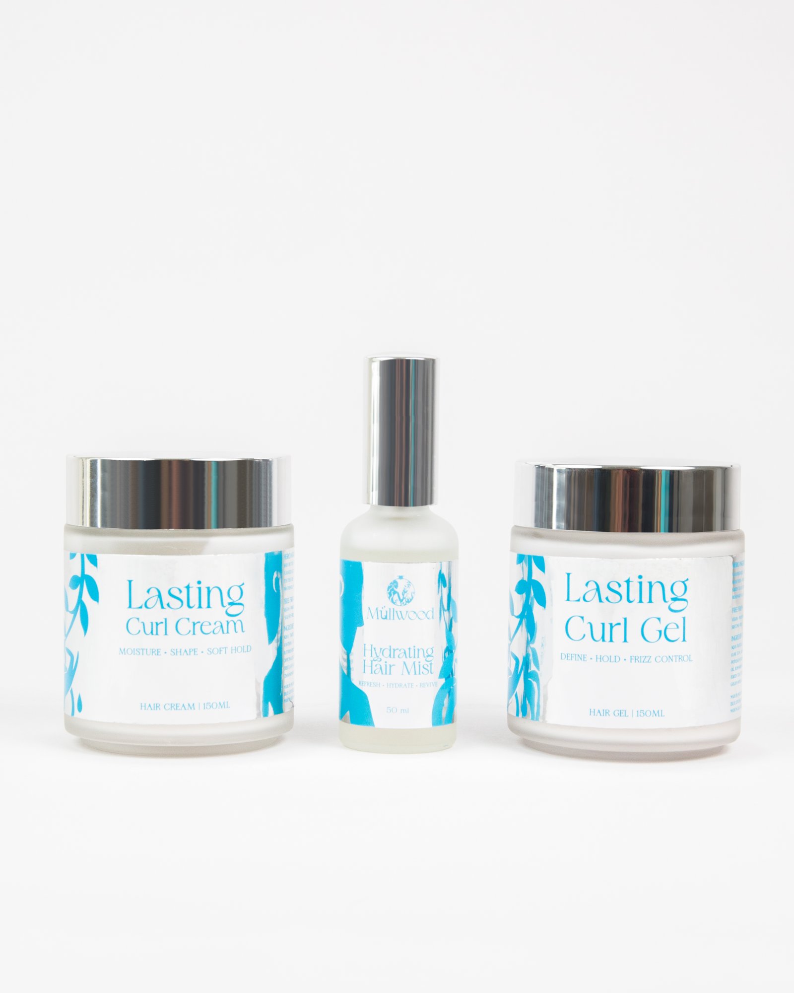 Best curly hair products in Sri Lanka – Müllwood Lasting Curl Cream, Hydrating Hair Mist and Lasting Curl Gel
